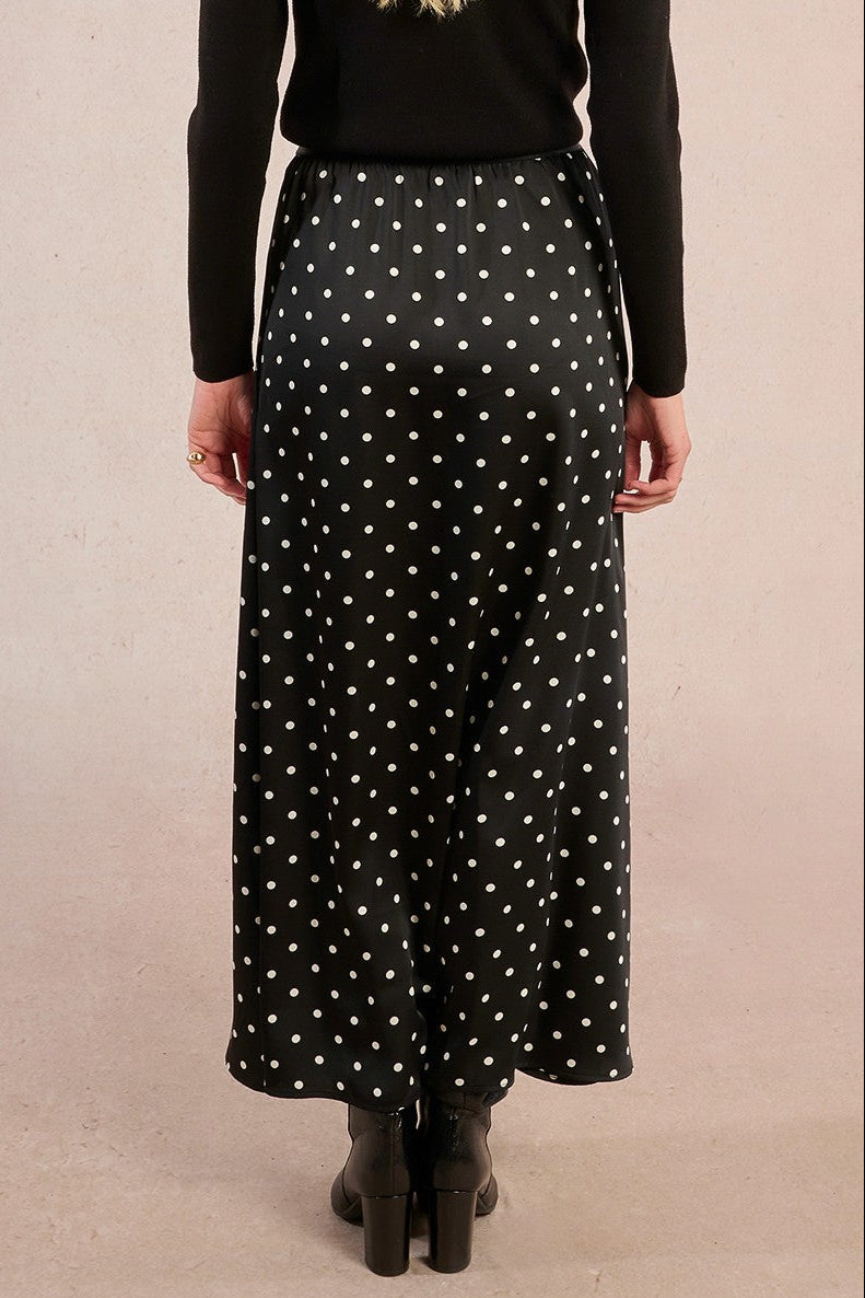 Polka Dot Woven Skirt