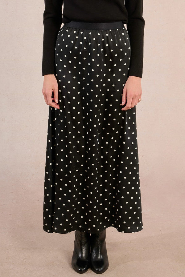 Polka Dot Woven Skirt