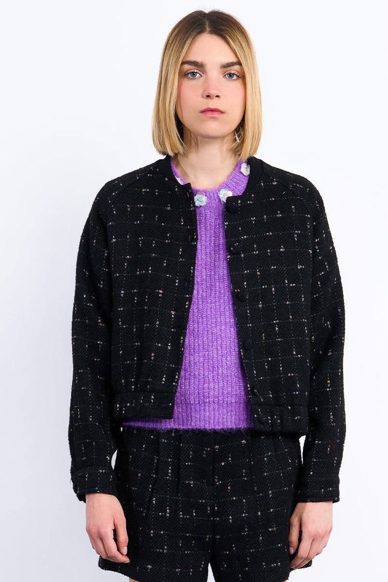 Iridescent Thread Woven Jacket | Molly Bracken | Ambiance SF