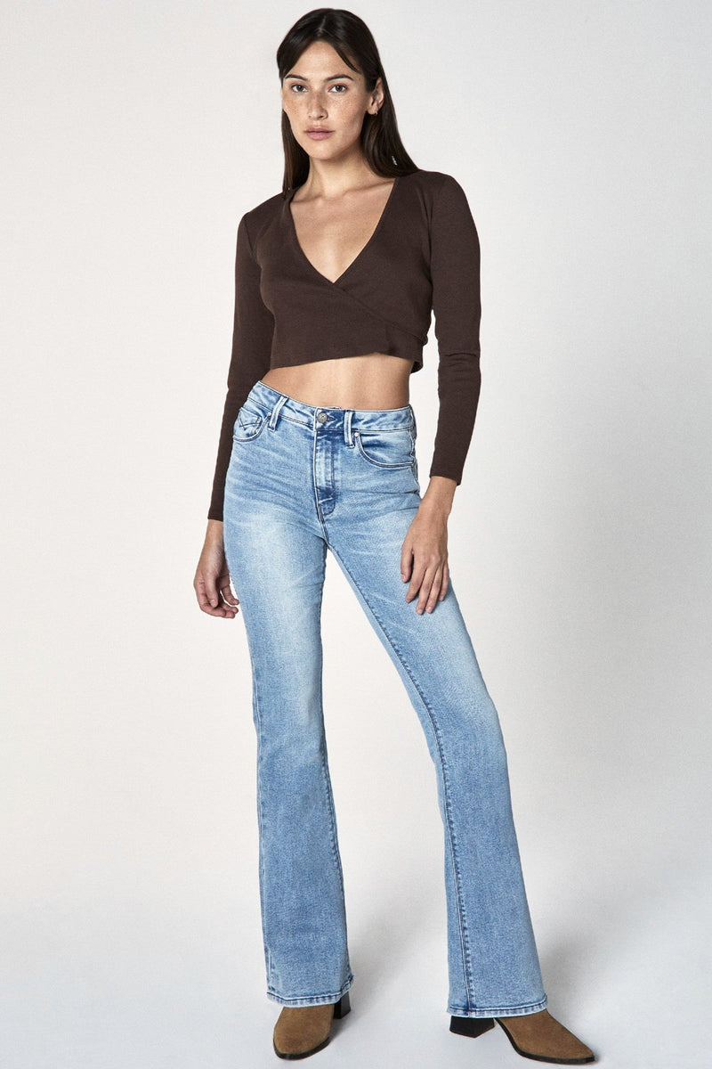 Jan | High Rise Slim Flare