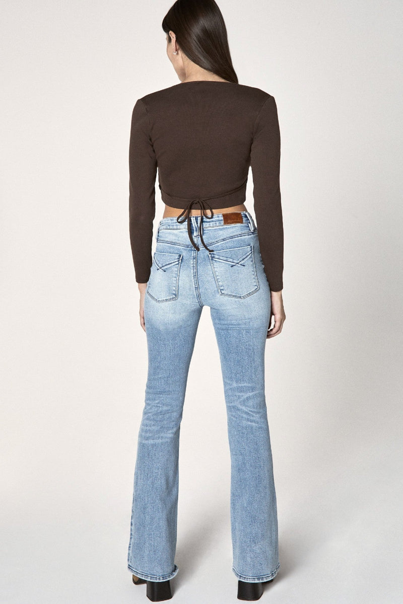 Jan | High Rise Slim Flare