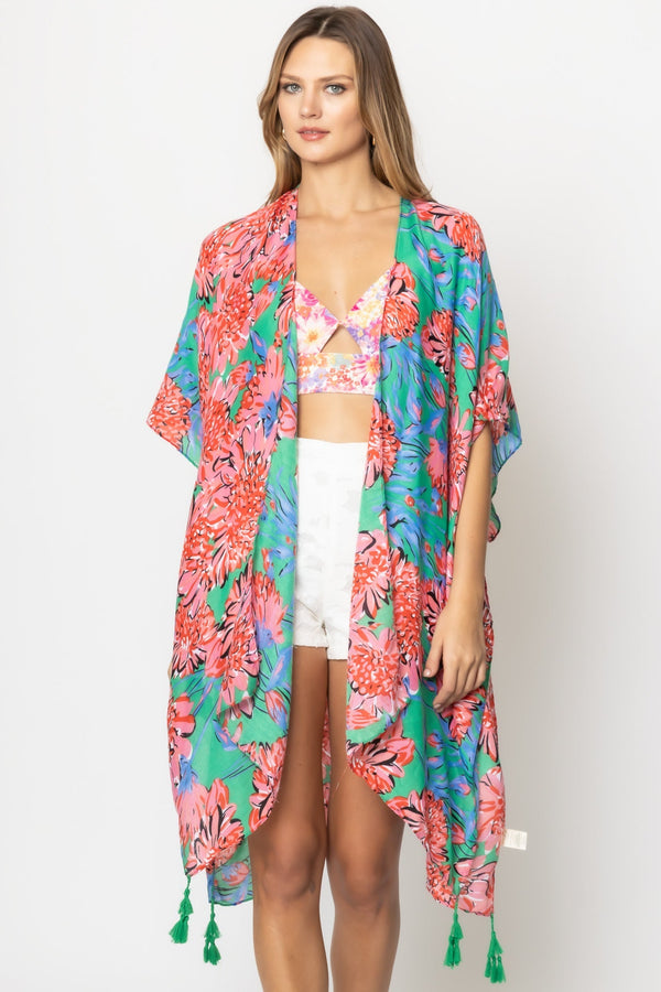 Floral Print Cover Up