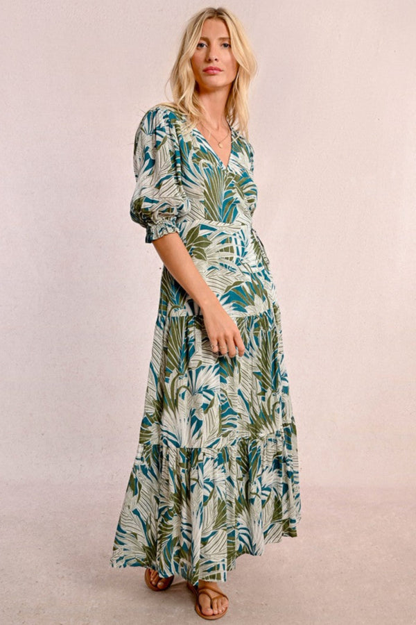 Kala Long Wrap Dress