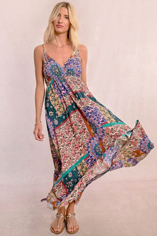 Banita Long Printed Dress