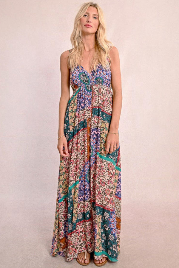 Banita Long Printed Dress