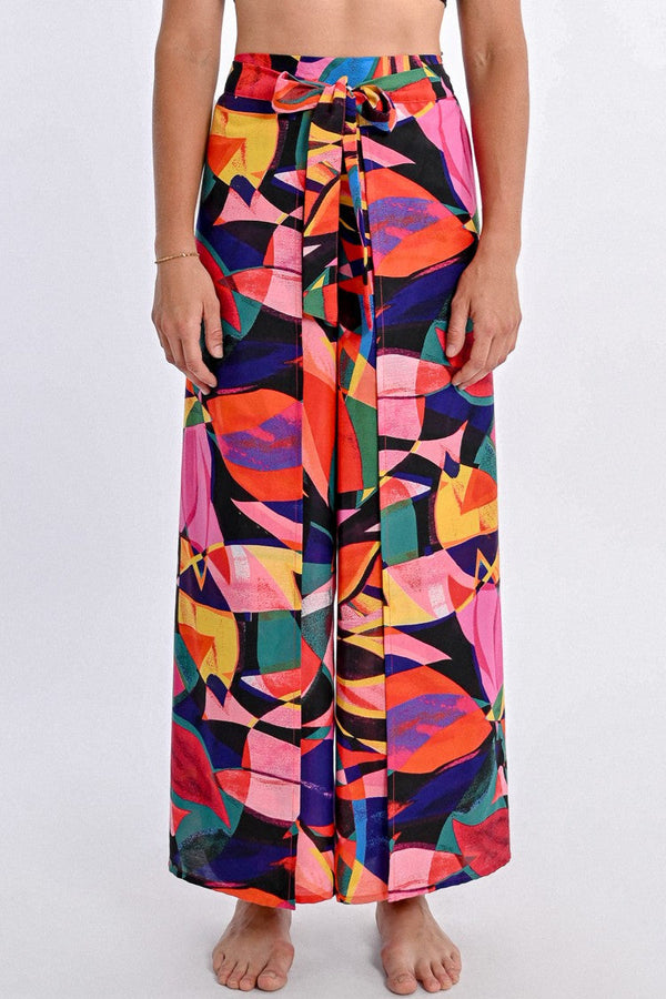 Donna Flowy Tropical Pant