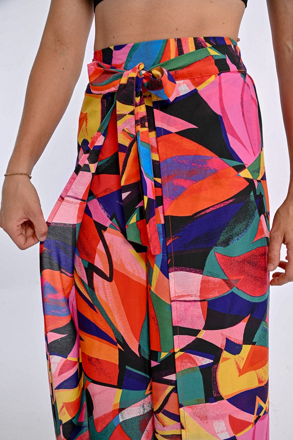 Donna Flowy Tropical Pant