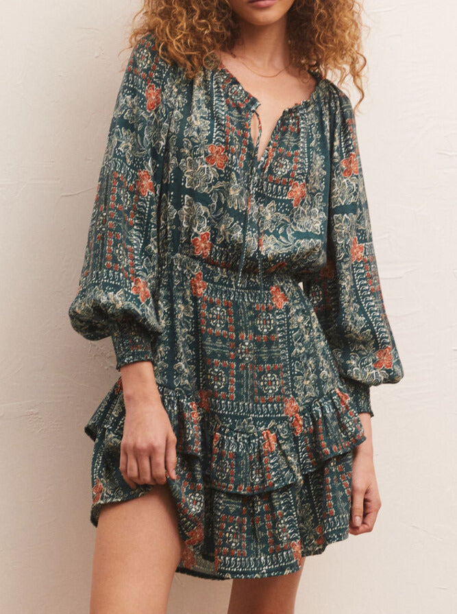 Jo Printed Mini Dress