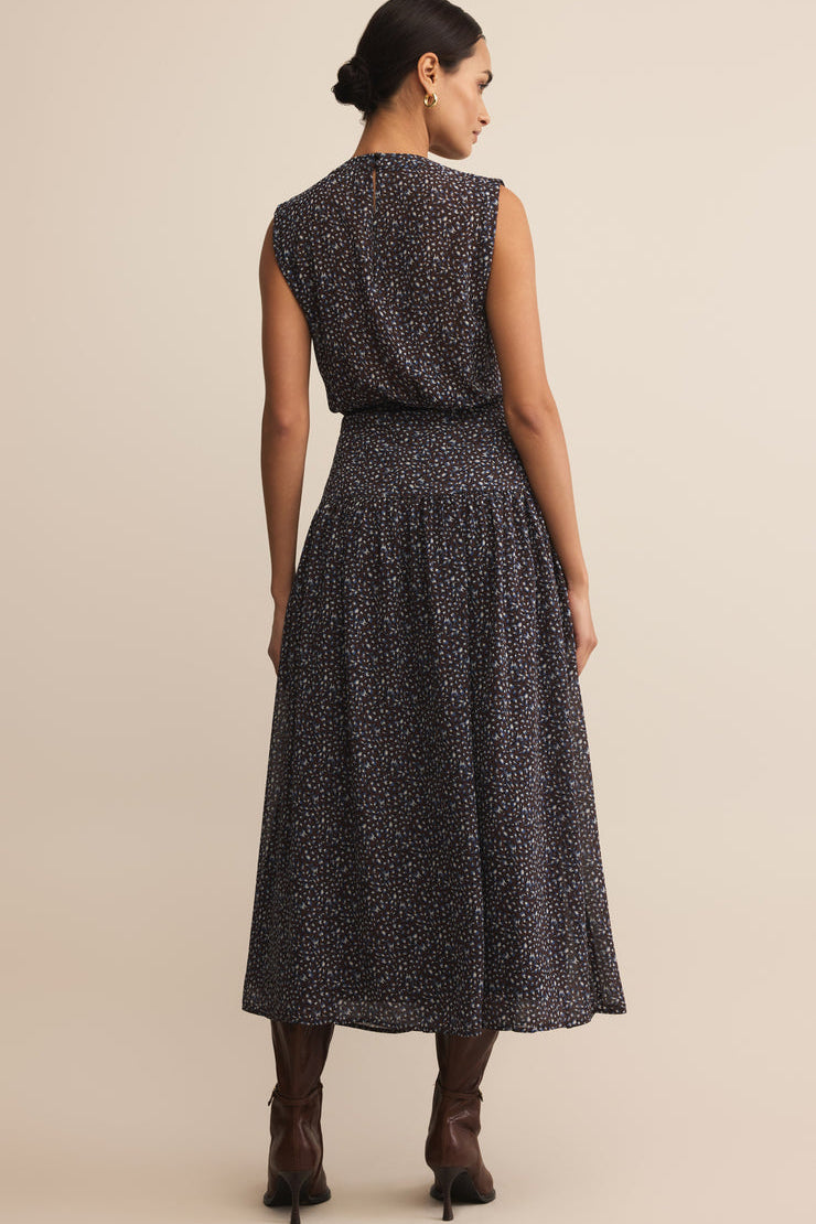 Etta Aspen Floral Midi Dress