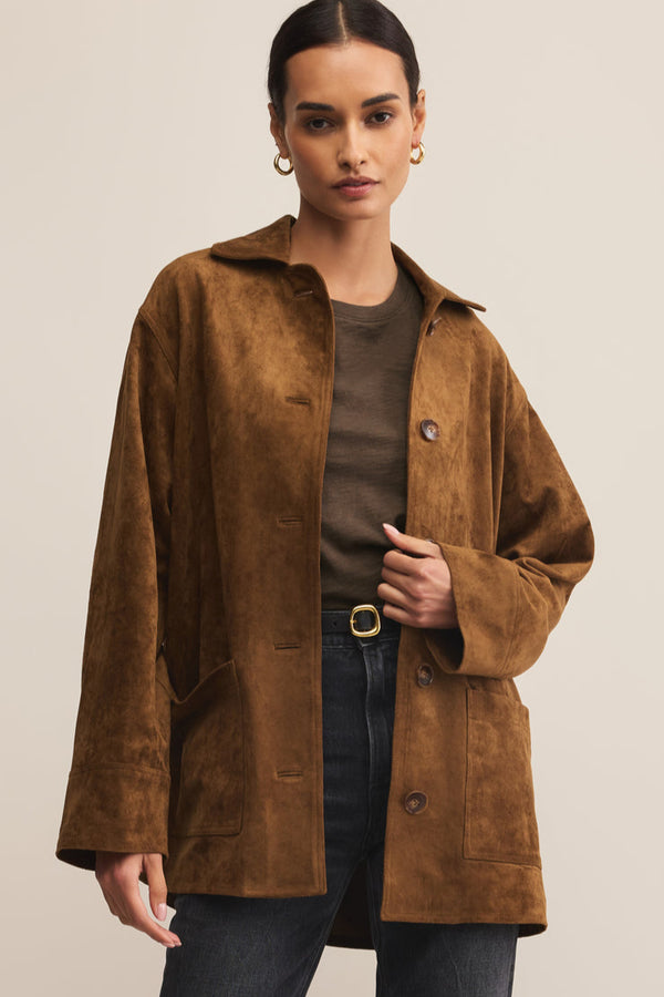 Decker Suede Chore Jacket