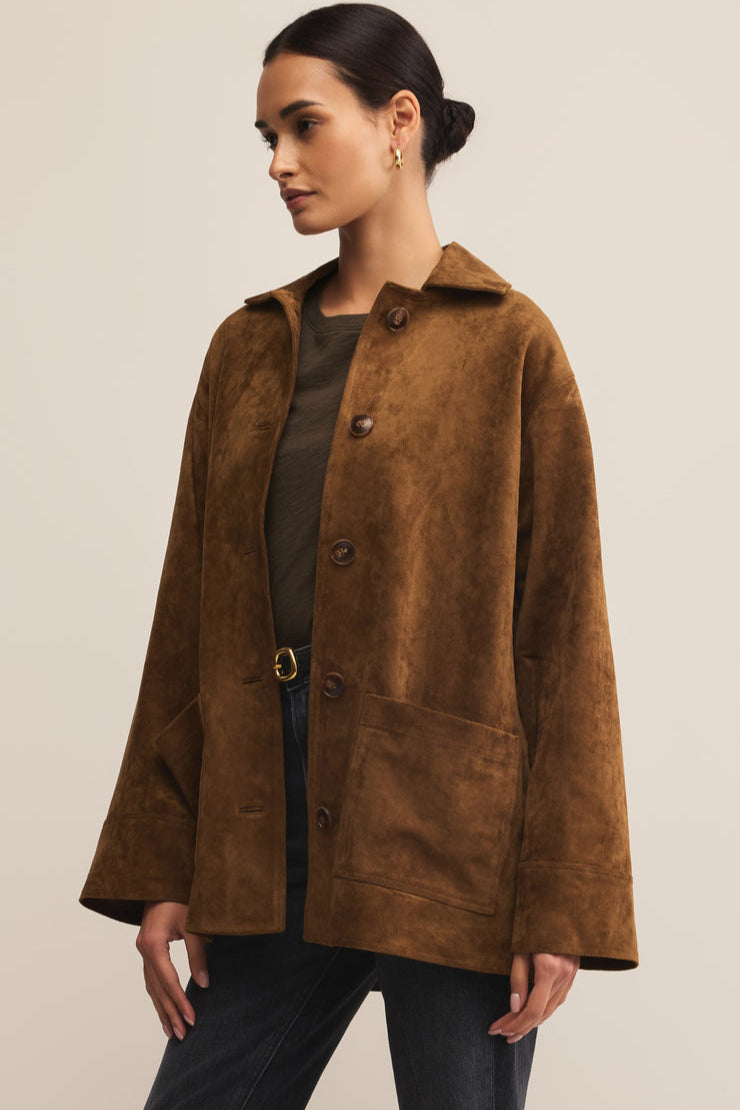 Decker Suede Chore Jacket