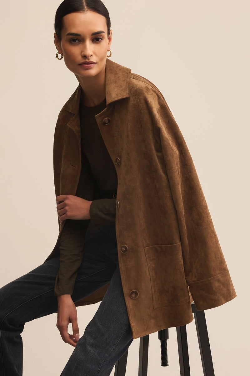 Decker Suede Chore Jacket