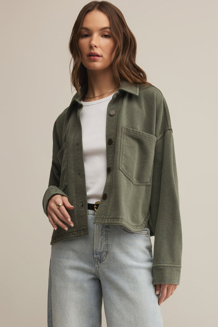 All Day Cropped Knit Jacket