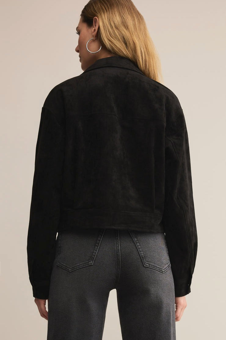Heritage Faux Suede Jacket