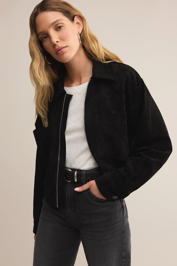 Heritage Faux Suede Jacket