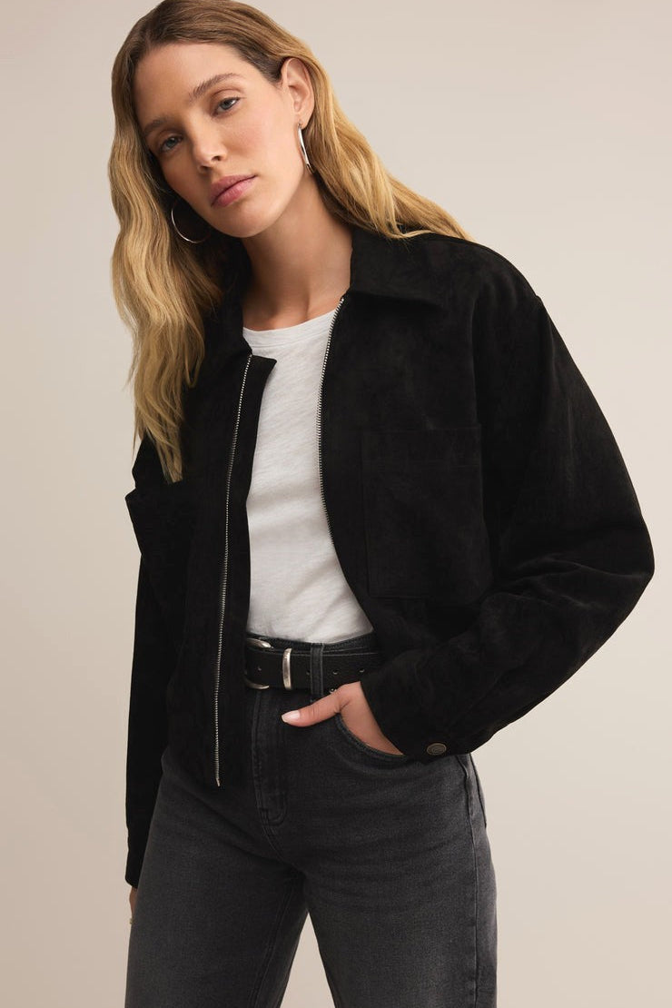 Heritage Faux Suede Jacket