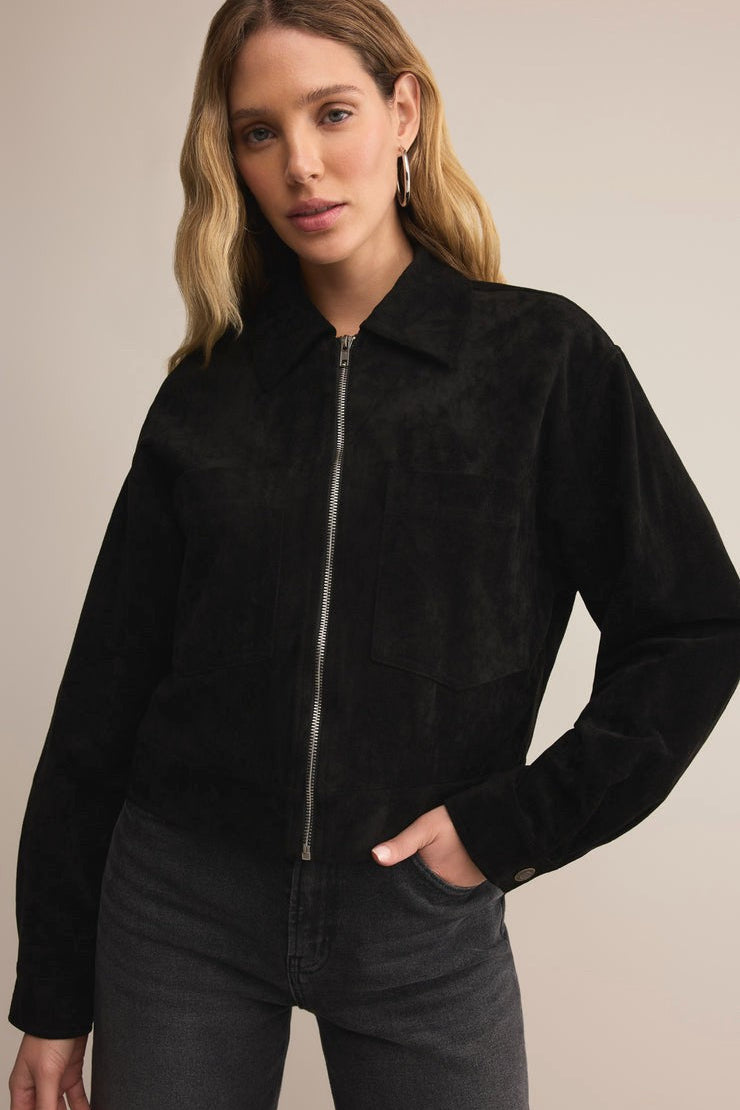 Heritage Faux Suede Jacket