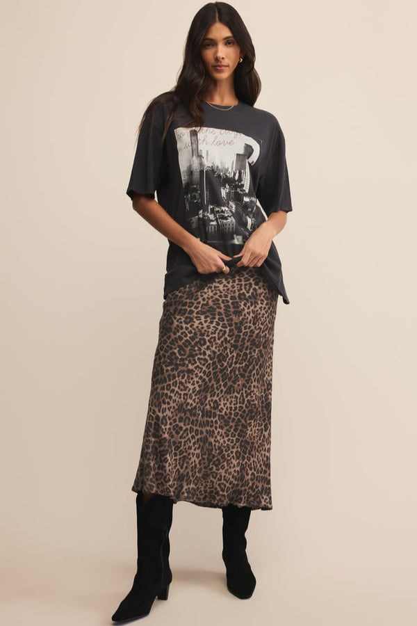 Izabel Leopard Skirt