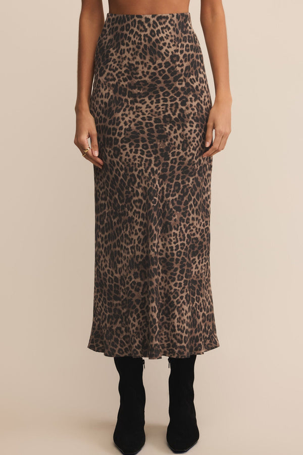 Izabel Leopard Skirt