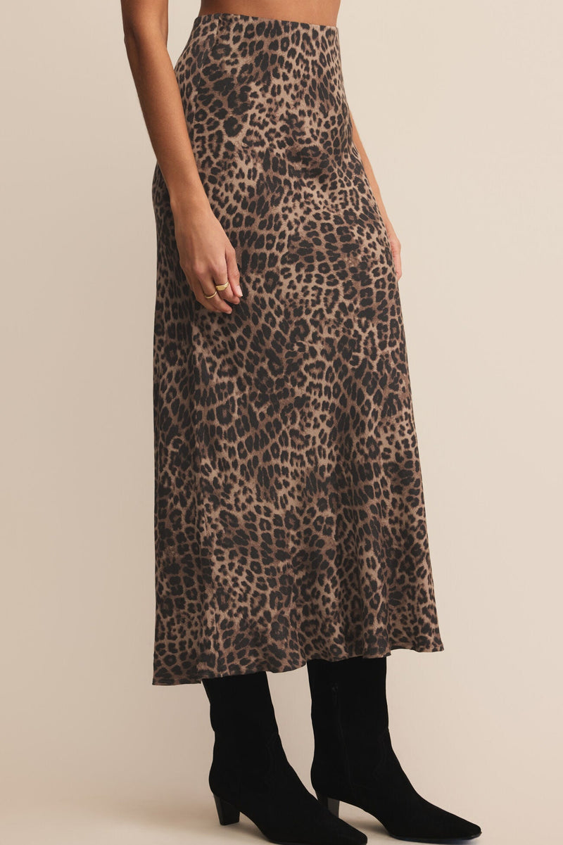 Izabel Leopard Skirt