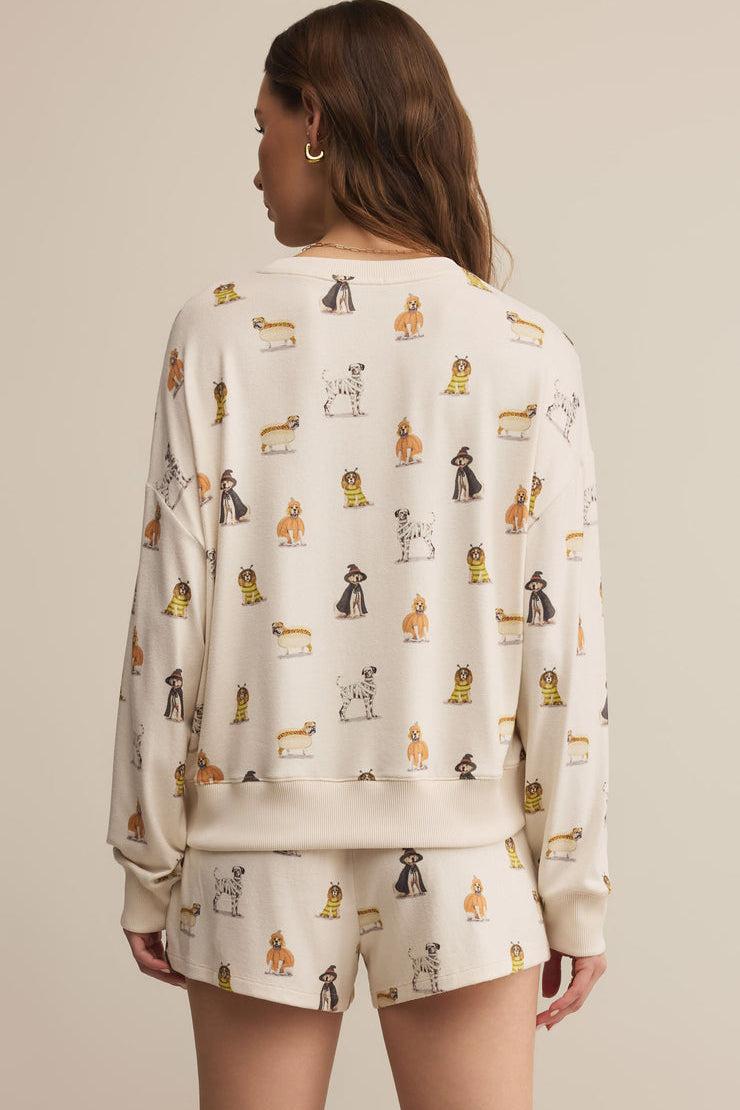 Elle Pup Long Sleeve Top