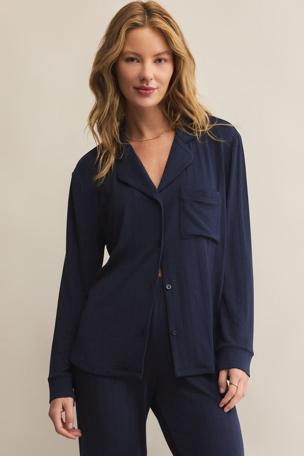 Classique Rib Long Sleeve Top