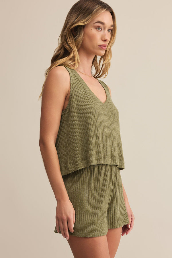 Sloane V-Neck Rib Tank