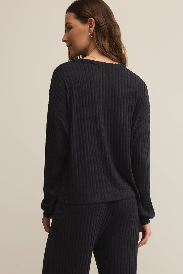 Daydream Rib Long Sleeve Top