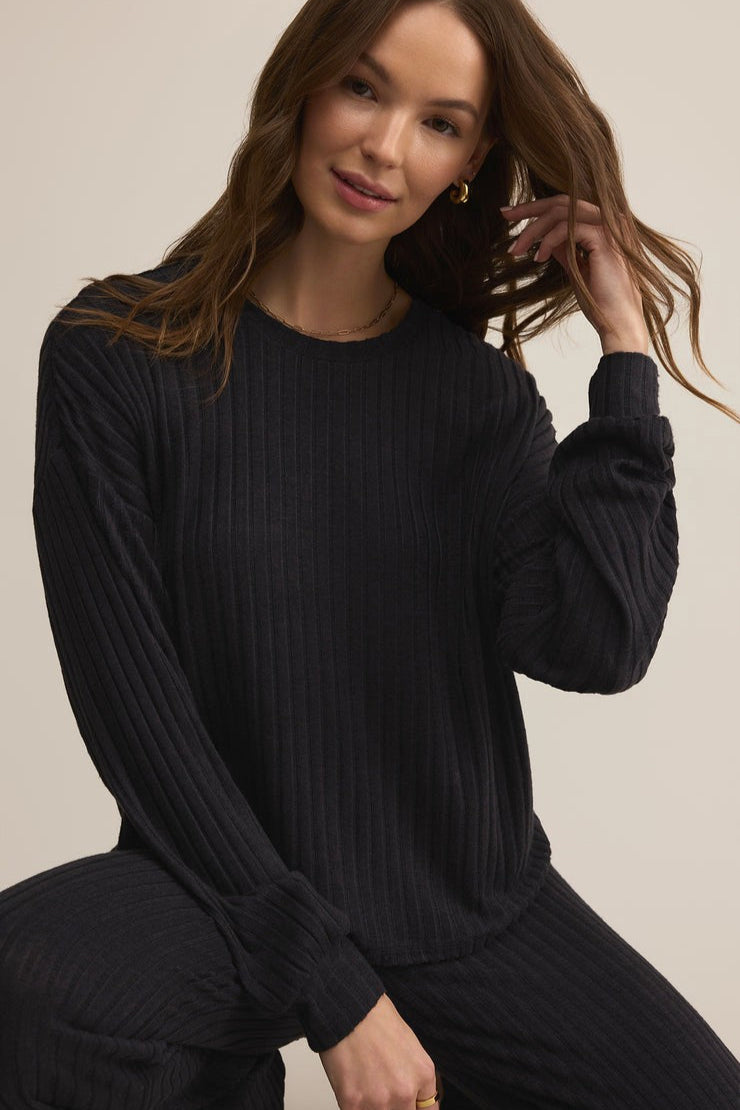 Daydream Rib Long Sleeve Top