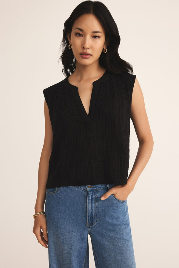 Cliffside V-Neck Airy Top