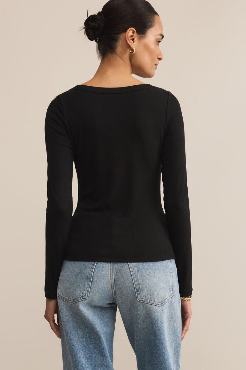 Second Scoop Neck Top