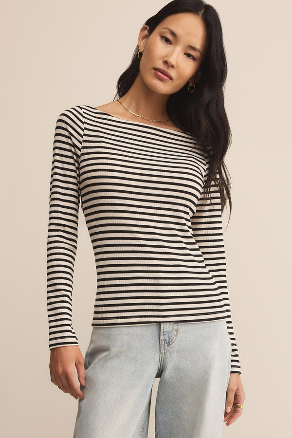 Pristine Striped Tee