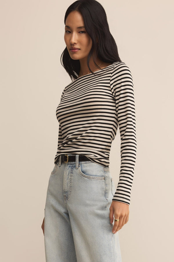 Pristine Striped Tee