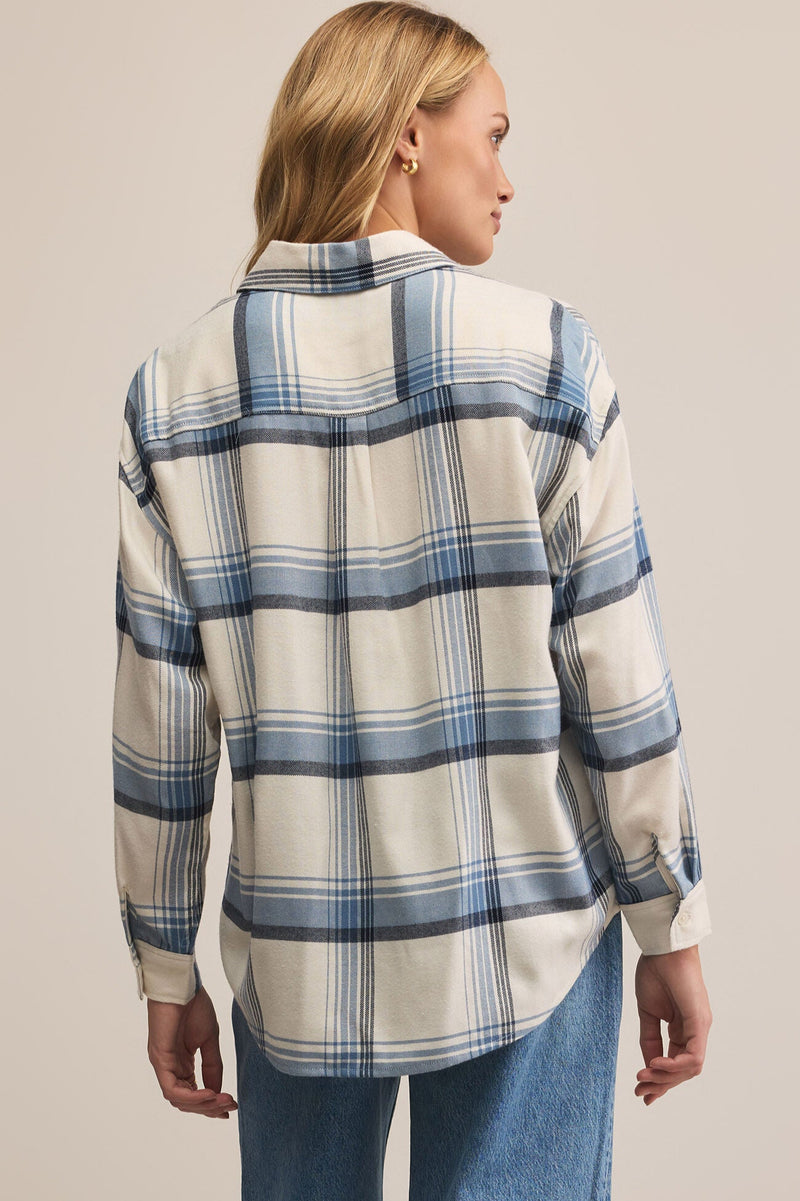 River Plaid Button Up