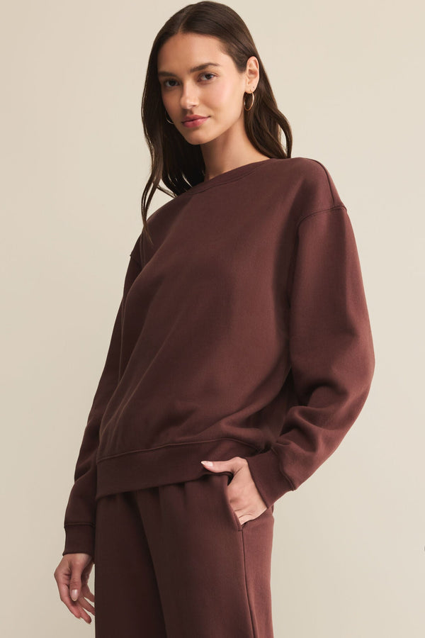 Boyfriend Cotton Sweatshirt