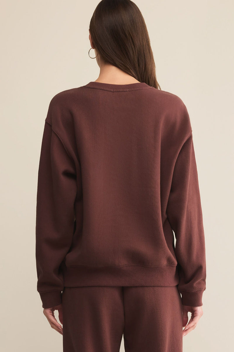 Boyfriend Cotton Sweatshirt