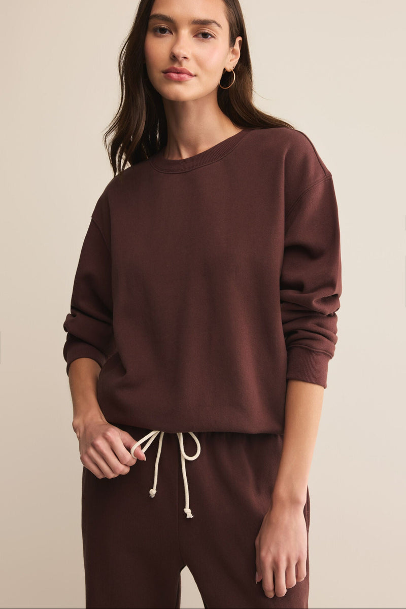 Boyfriend Cotton Sweatshirt