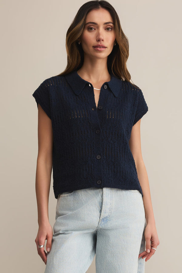 Kinsley Cotton Sweater Top
