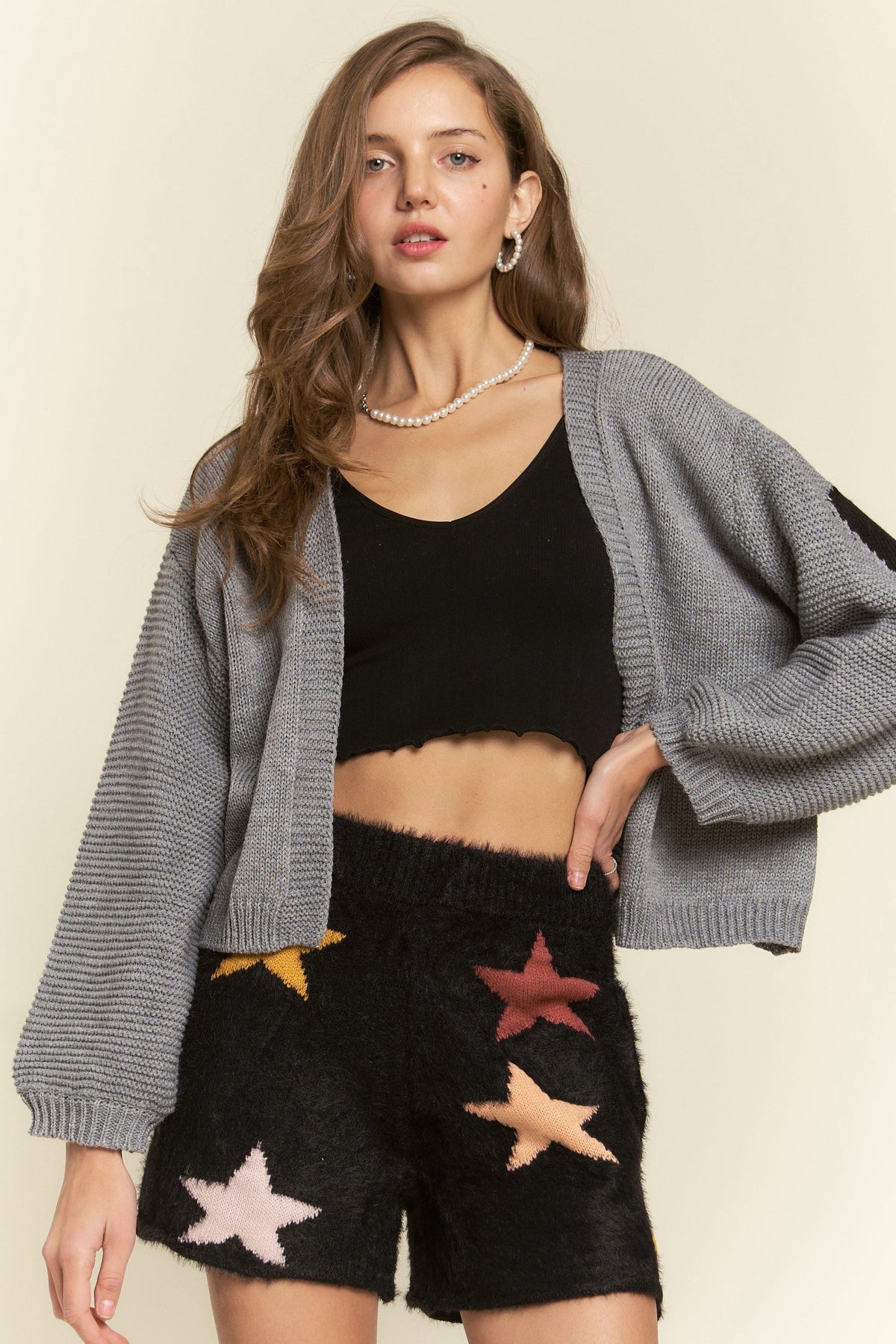 Ameri アメリ MEDI MELANGE TASSEL KNIT TOP F Ameri アメリ MEDI MELANGE TASSEL KNIT TOP F - メルカリ