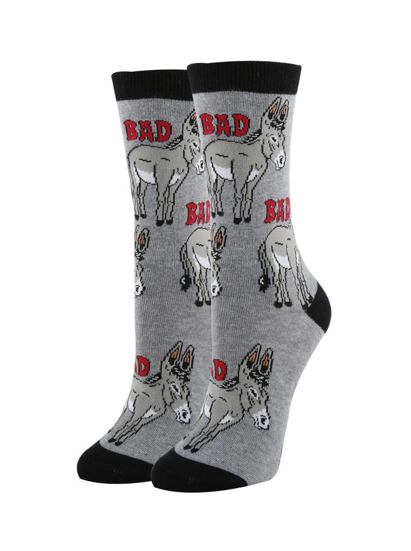 Bad Ass | Women's Novelty Crew Socks