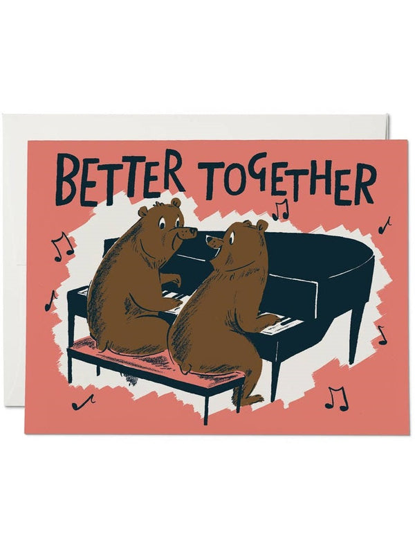 "Better Together Bears" Love Greeting Card