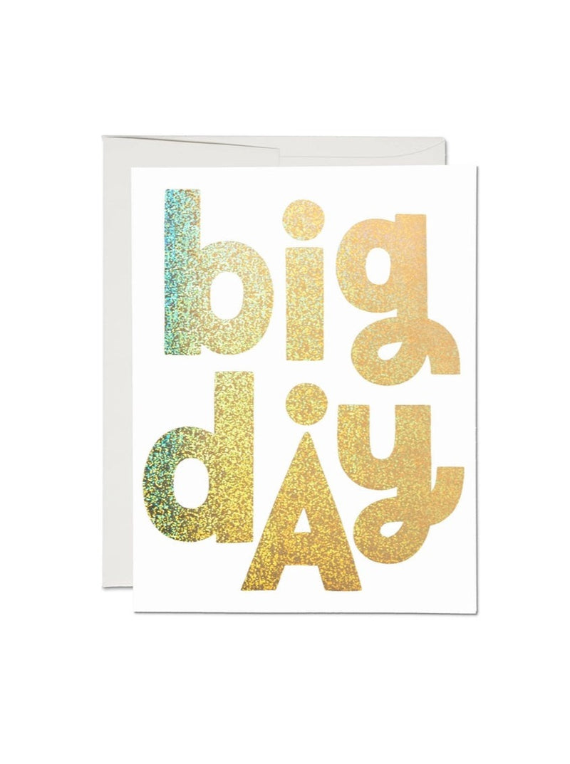 "Big Day" Congratulations Greeting Card