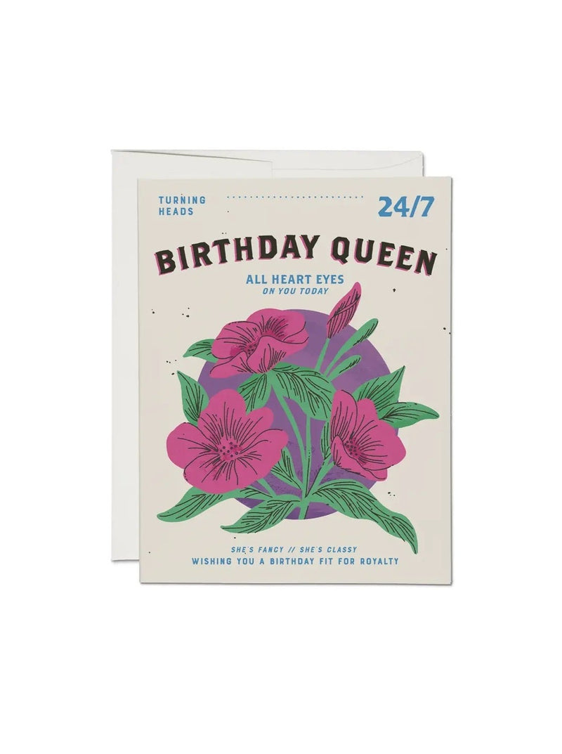 "Birthday Queen" Birthday Greeting Card