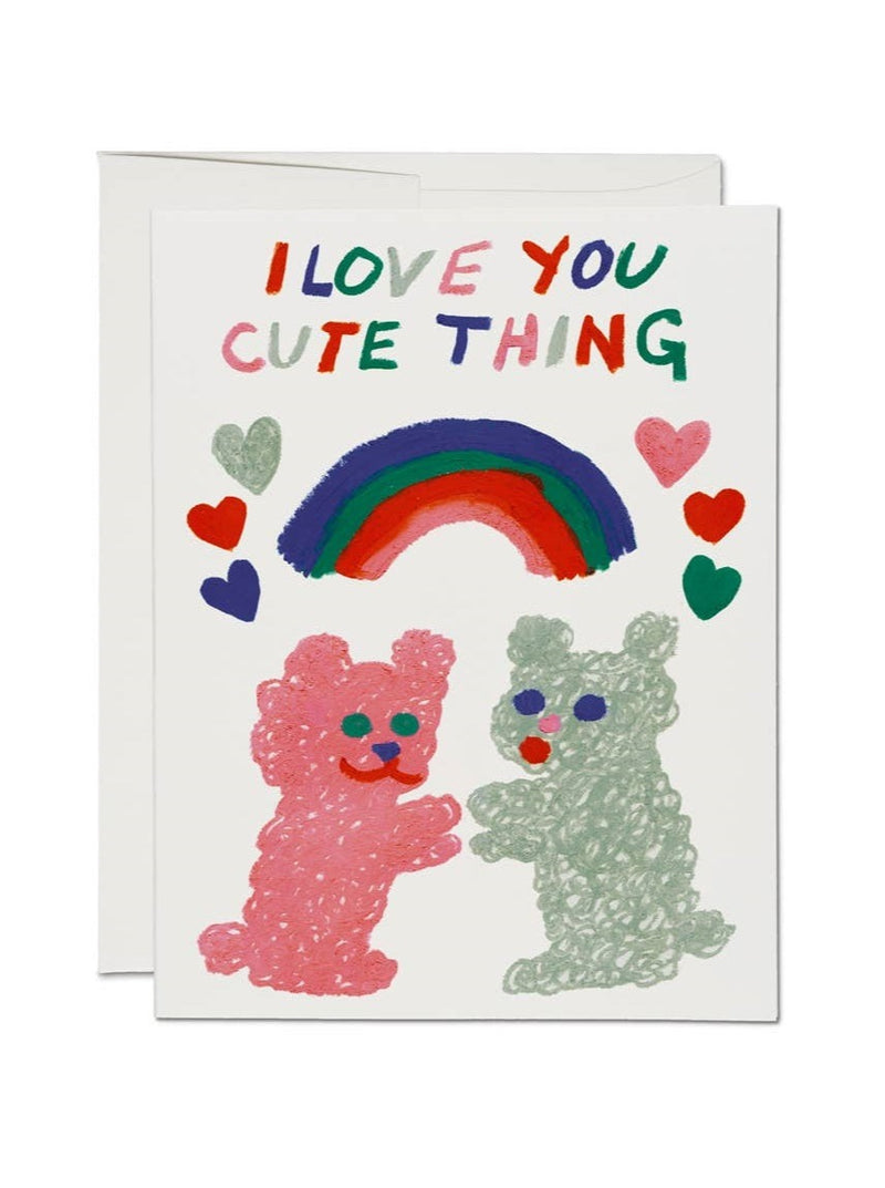 "Cute Thing" Love Greeting Card
