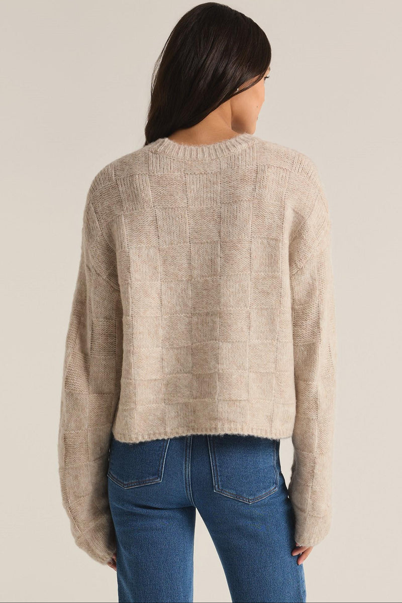 Delilah Check Sweater