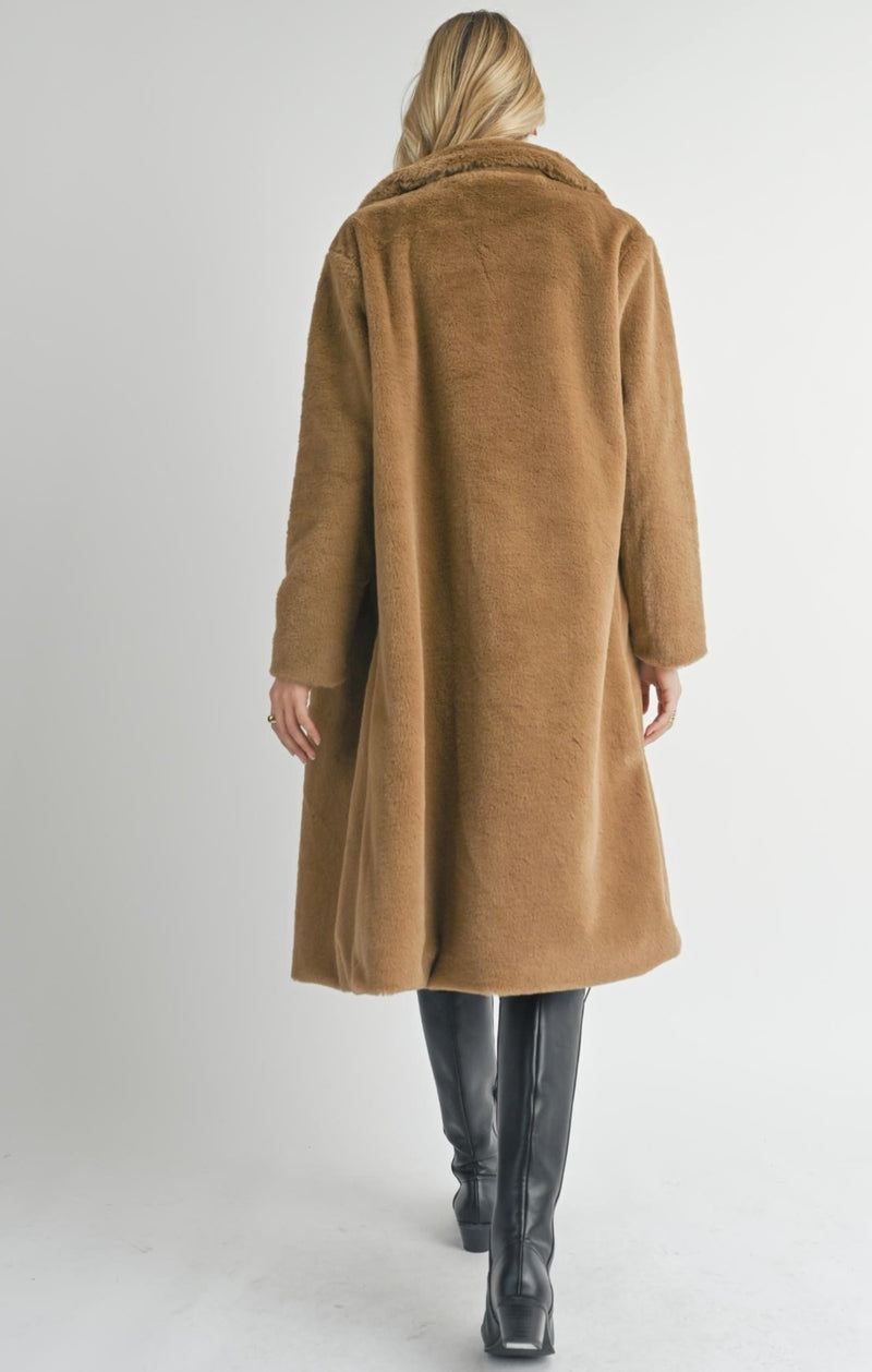 Eden Faux Fur Long Coat