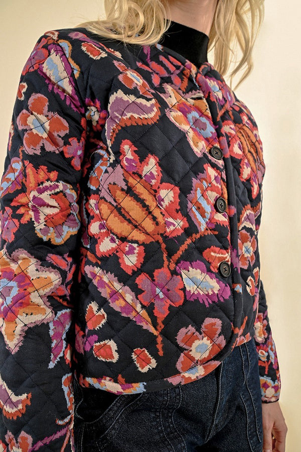 Floral Quilted Jacket