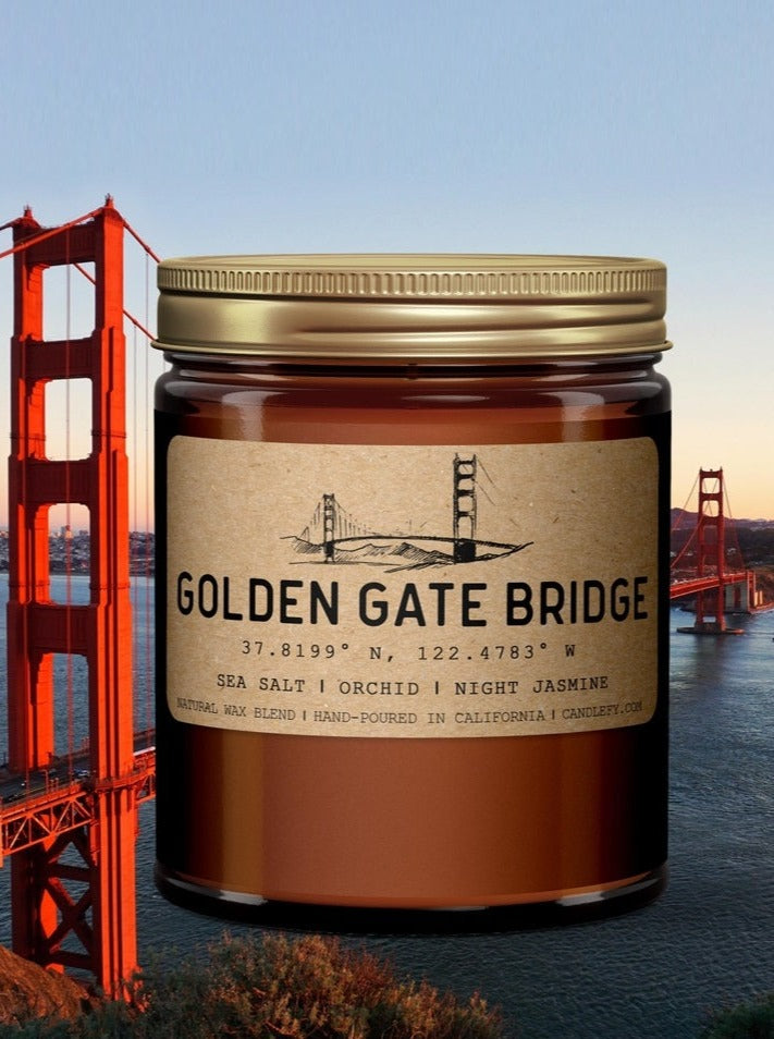 Golden Gate Bridge Scented Candle- 8oz