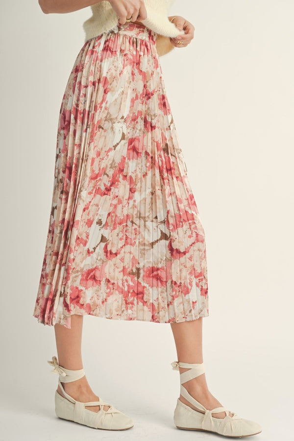 Girls' Dinner Pleated Skirt