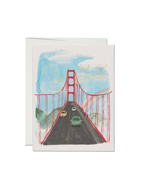 Golden Gate Bridge Encouragement Greeting Card